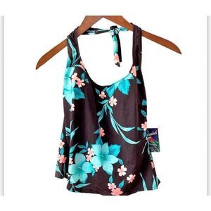 La Cabana floral padded bathing suit  top